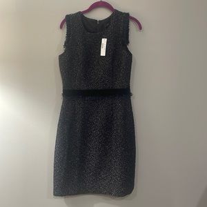 JCrew dress.  Size 4. Deep blue in color with sparkles.